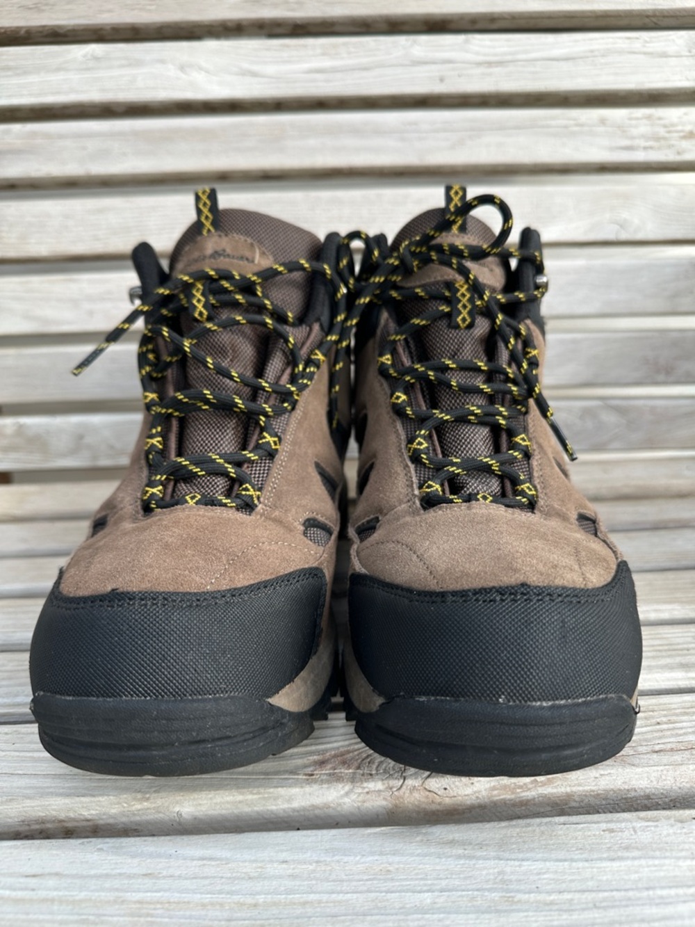 Eddie Bauer Brighton Waterproof Mid Hiker Boots Men’s Size 12 M Brown Suede